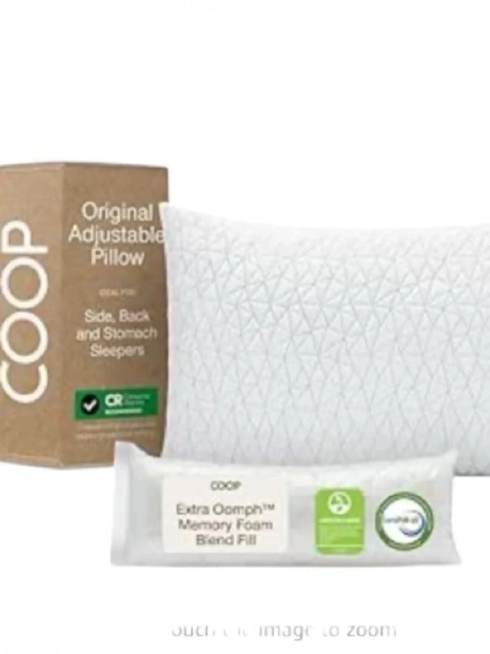COOP The Original Pillow Queen Size, NWT SEALED.
